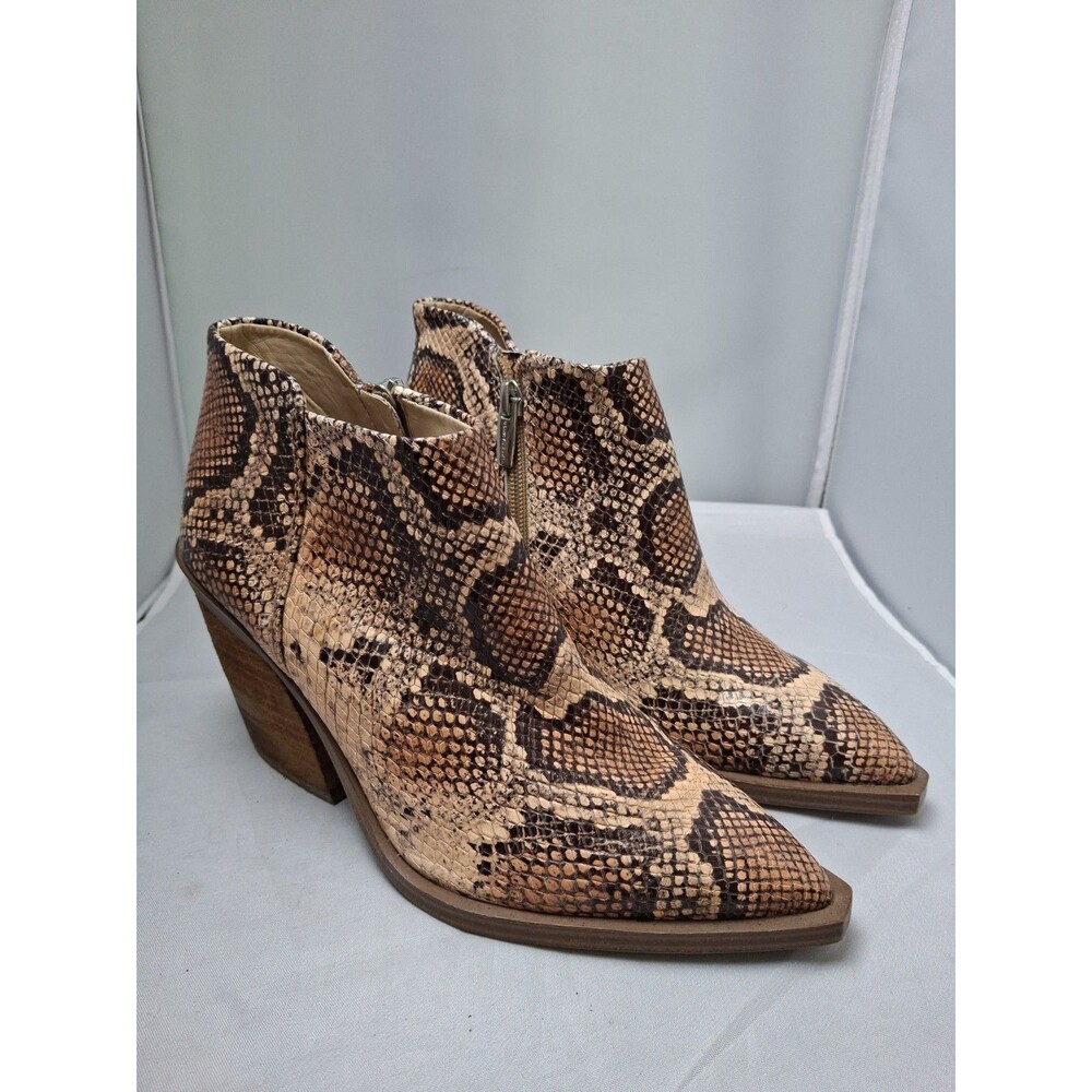 VINCE CAMUTO Snakeskin Ankle Boots Women's Size 6 Booties